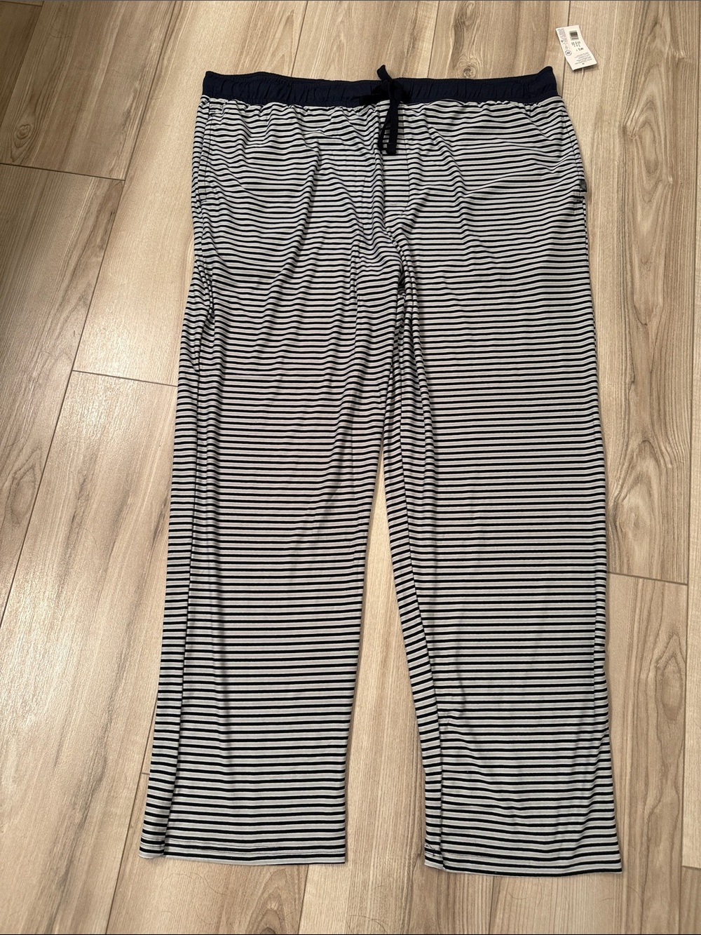 Jockey Navy and Gray Striped Men's Lounge/Sleep Pants - 2XL